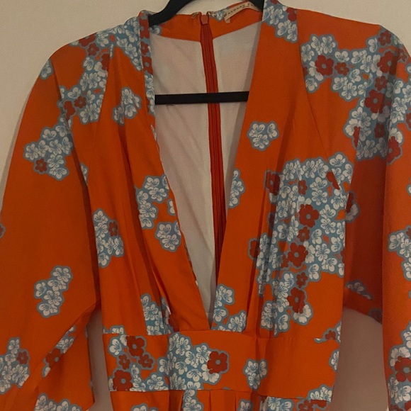 eshakti Dresses & Skirts - eShakti Orange Floral Maxi Dress